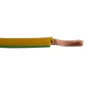 RS PRO Green Yellow Hook Up Wire 14 AWG 50x0.25 mm Core Strands 100 m Polyvinyl Chloride 180-5965