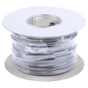 RS PRO Grey Hook Up Wire 14 AWG 50/0.25 mm Conductor Strands 100 m Length Polyvinyl Chloride Jacket 180-5964