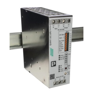 Phoenix Contact Uninterruptible Power Supply 18V dc, 30 V dc Input, 1.12 kW Power, 51.2A Current, DIN Rail Mount 2907079