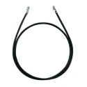 RS PRO Crimp Wire, 300 mm Cable Length, 25V Voltage, Black Jacket, Model 180-6053