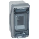 Legrand Plexo 1 Phase Distribution Board 32A 3 Way IP65 Light Grey 0 019 02