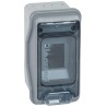 Legrand Plexo 1 Phase Distribution Board 32A 3 Way IP65 Light Grey 0 019 02