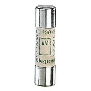 Legrand 6A Ceramic Cartridge Fuse 10 x 38 mm 500V AC 0 130 06