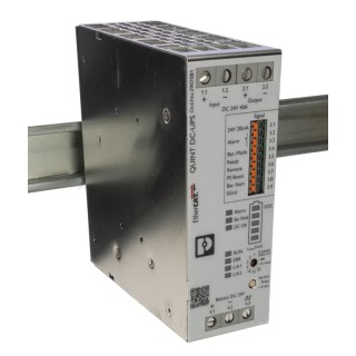 Phoenix Contact QUINT UPS Uninterruptible Power Supply 18V DC to 30V DC Input, 1.12 kW Power, 51.2A Output, DIN Rail 2907081