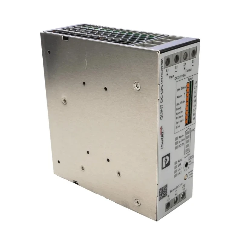 Phoenix Contact QUINT UPS Uninterruptible Power Supply 18V DC to 30V DC Input, 1.12 kW Power, 51.2A Output, DIN Rail 2907081