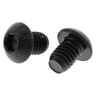 RS PRO Black Steel Hex Socket Button Screw, Hex Drive, Thread M6 x 8 mm, Grade 10.9 822-9117
