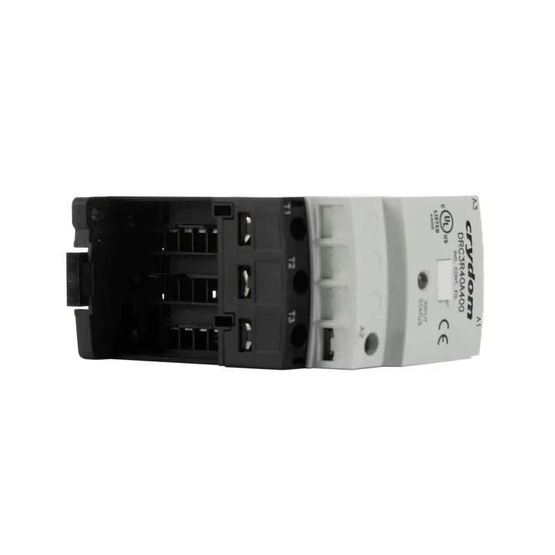 Crydom Solid State Relay DIN Rail Mount, 7.6 A Load, 400 V AC Load, 208-265 V AC Control, DRC3R40A400