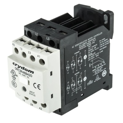 Sensata / Crydom Crydom DRC Series Solid State Relay 7.6 A Load, DIN Rail Mount, 510 V AC Load, 140 V AC Control DRC3R48B420