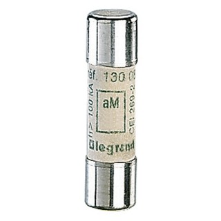 Legrand Cartridge Fuse 16A 500V AC Ceramic Body 10 x 38 mm 0 130 16