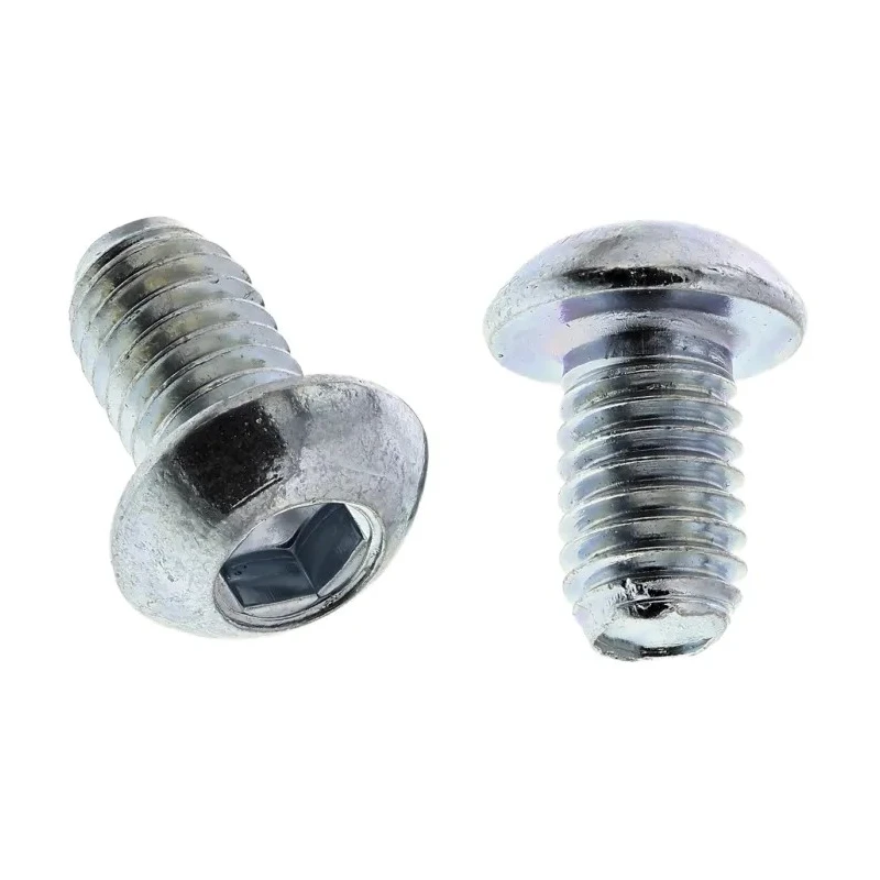 RS PRO Bright Zinc Steel Hex Socket Button Screw, Hex, M6 x 10 mm 822-9183