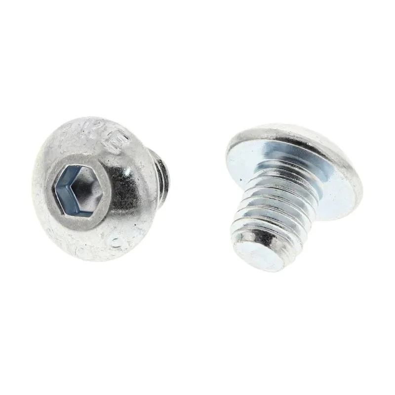 RS PRO Bright Zinc Steel Hex Socket Button Screw, Hex, M5 x 6 mm 822-9170