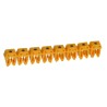 Legrand CAB 3 Pre-Printed Clip-On Cable Marker, Black Legend on Yellow for 0.15 to 1.5 mm² Wiring 0 382 71