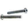 RS PRO Bright Zinc Steel Hex Socket Button Screw M5 x 35 mm 822-9186