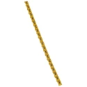 Legrand Duplix Cable Marker, 600 Pieces, Black on Yellow Background, RoHS Compliant 0 384 14