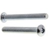 RS PRO Bright Zinc Steel Hex Socket Button Screw, Hex Drive, M6 Thread, 50 mm Length 822-9192