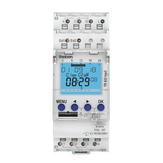 Theben Digital DIN Rail Time Switch 2-Channel 230V ac Top3