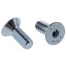RS PRO Bright Zinc Steel Hex Socket Countersunk Screw M6 x 50 mm 10.9 Grade Steel DIN 7991 822-9252