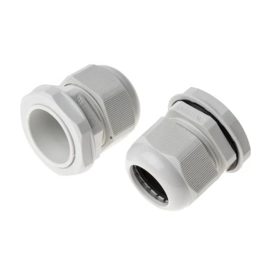 RS PRO Grey Polyamide 66 Cable Gland PG29 Thread 18mm Min. 25mm Max. IP68 PG29