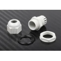 RS PRO Grey Polyamide 66 Cable Gland, PG11 Thread, 5 mm - 10 mm Cable Diameter, IP68 Protection PG11