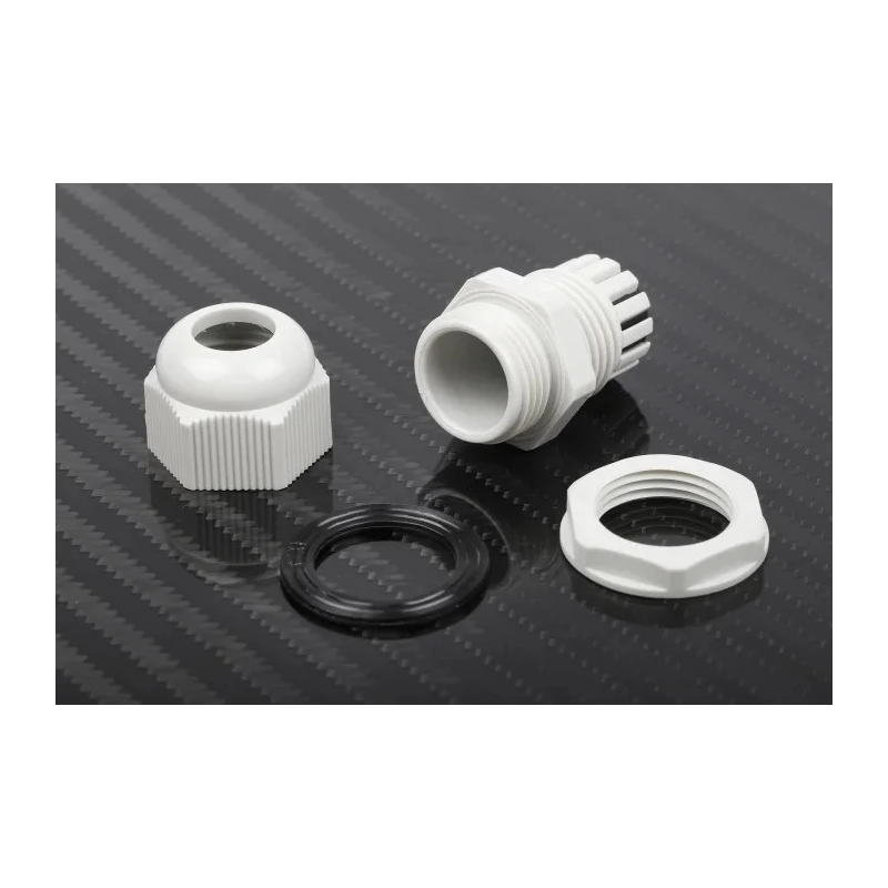 RS PRO Grey Polyamide 66 Cable Gland, PG11 Thread, 5 mm - 10 mm Cable Diameter, IP68 Protection PG11