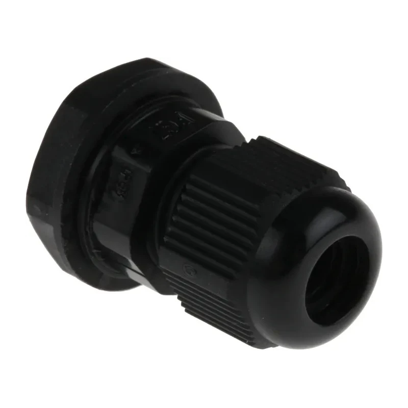 RS PRO Black Polyamide 66 Cable Gland PG7 Thread, 3.5 mm Min, 6 mm Max, IP68 822-9666