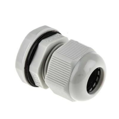 RS PRO Grey Polyamide 66 Cable Gland IP68, PG13.5 Thread, 6 mm Min. to 12 mm Max. 822-9656