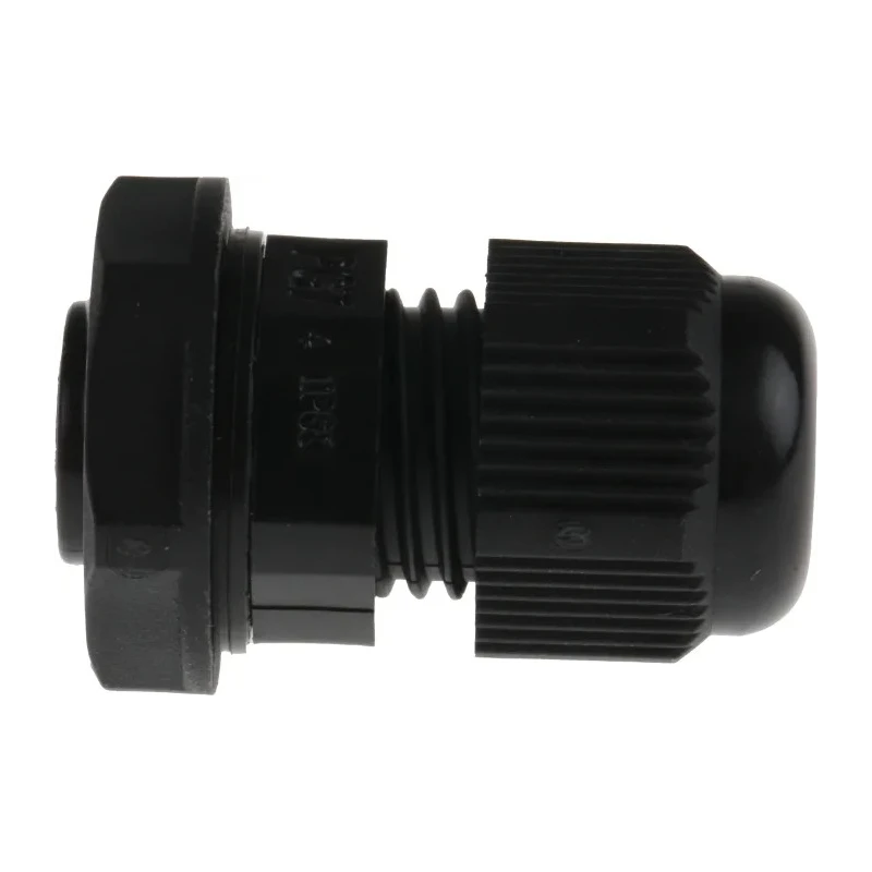RS PRO Black Polyamide 66 Cable Gland PG7 Thread, 3.5 mm Min, 6 mm Max, IP68 822-9666