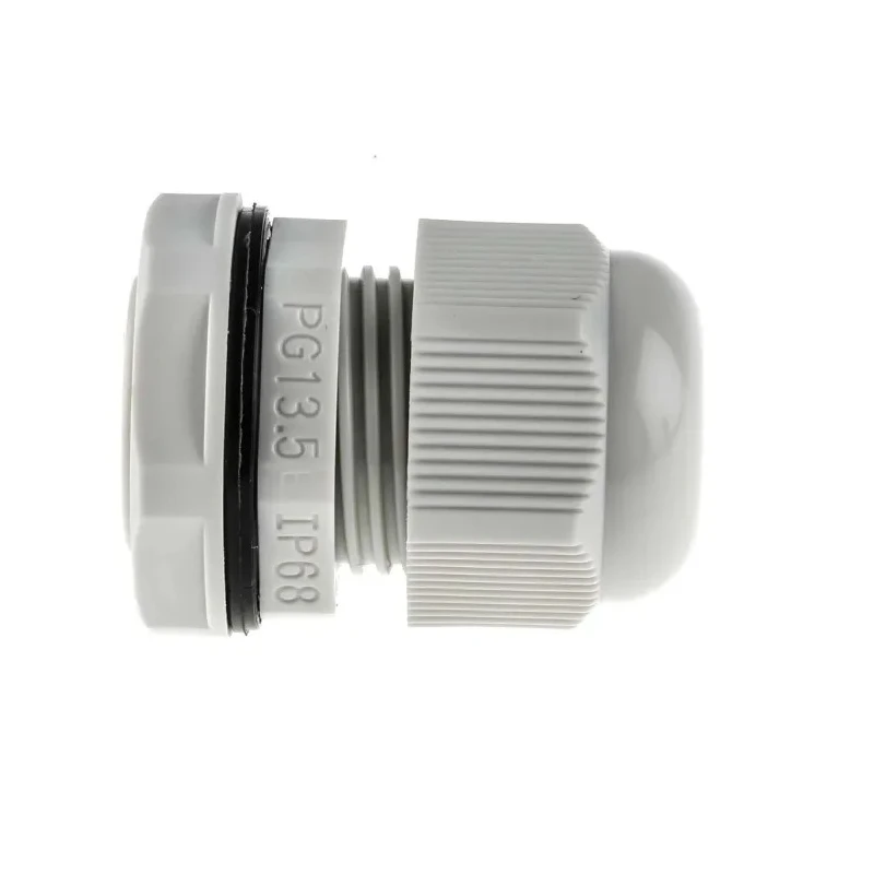 RS PRO Grey Polyamide 66 Cable Gland IP68, PG13.5 Thread, 6 mm Min. to 12 mm Max. 822-9656
