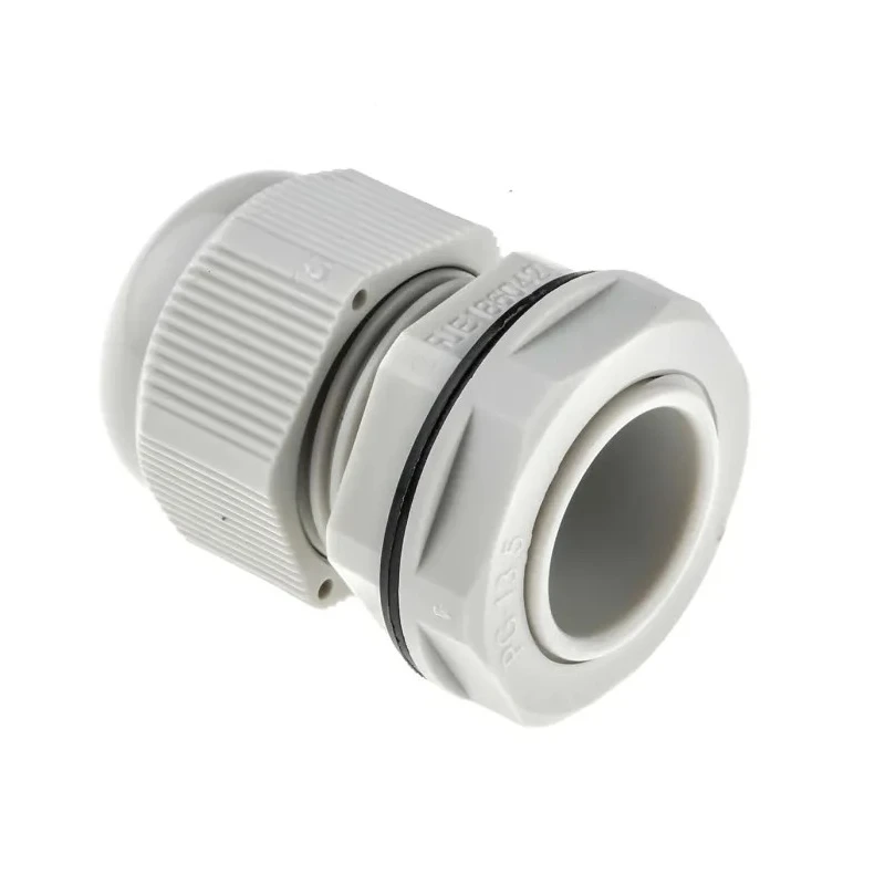 RS PRO Grey Polyamide 66 Cable Gland IP68, PG13.5 Thread, 6 mm Min. to 12 mm Max. 822-9656
