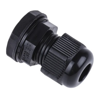 RS PRO Black Polyamide 66 Cable Gland PG9 Thread Size, 4 mm Min. Cable Diameter, 8 mm Max. Cable Diameter, IP68 822-9675