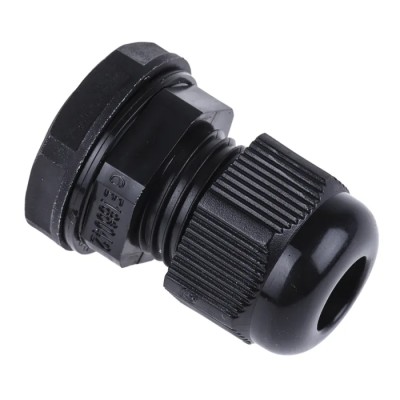 RS PRO Black Polyamide 66 Cable Gland PG9 Thread Size, 4 mm Min. Cable Diameter, 8 mm Max. Cable Diameter, IP68 822-9675
