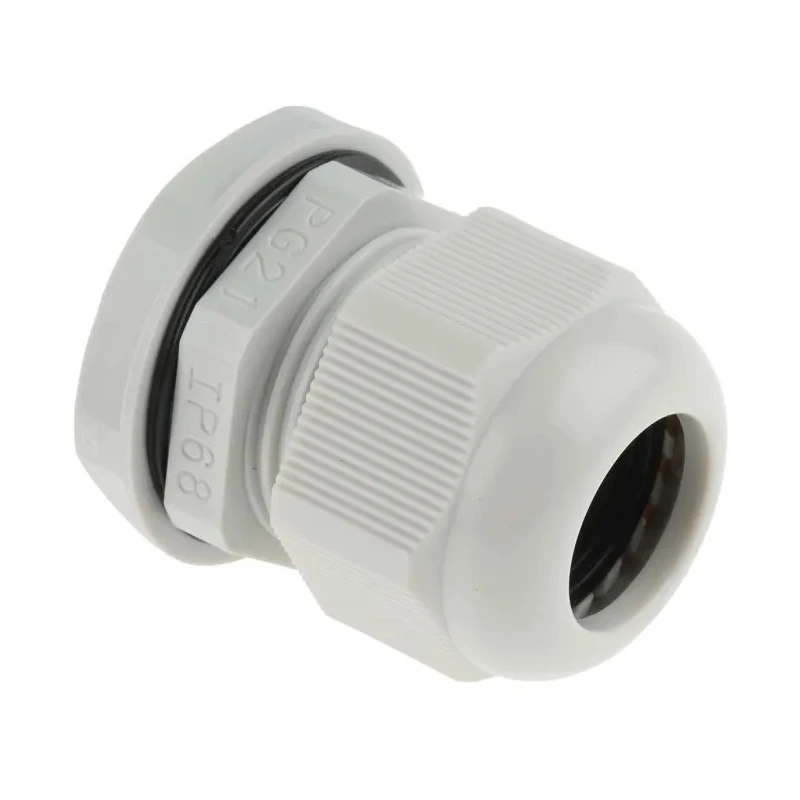 RS PRO Grey Polyamide 66 Cable Gland, PG21 Thread, 13 mm Min. Cable Diameter, 18 mm Max. Cable Diameter, IP68 Protection PG21