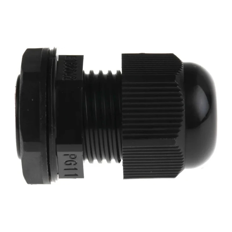 RS PRO Black Polyamide 66 Cable Gland PG11 Thread 5 mm to 10 mm Diameter IP68 Rated PG11