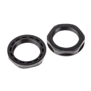 RS PRO Black Polyamide 66 Cable Gland Locknut IP68, PG21 Thread PG21