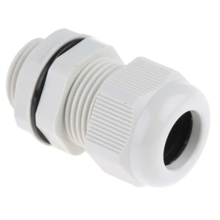 RS PRO Grey Polyamide 66 Cable Gland M20 Thread 10 mm Min, 14 mm Max, IP68 822-9741