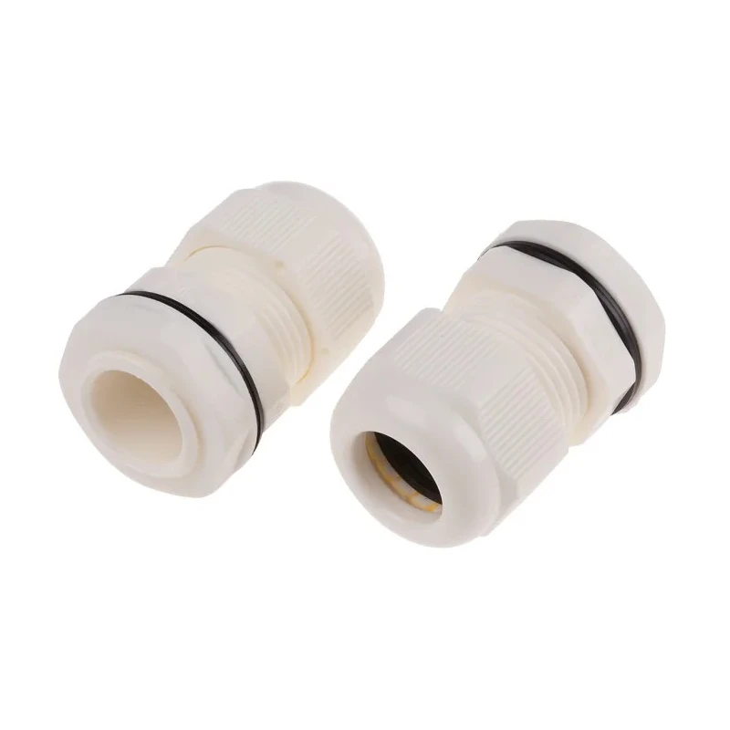 RS PRO White Polyamide 66 Cable Gland M20 Thread 10 mm Min. 14 mm Max. IP68 822-9782