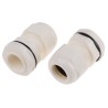 RS PRO White Polyamide 66 Cable Gland M20 Thread 10 mm Min. 14 mm Max. IP68 822-9782