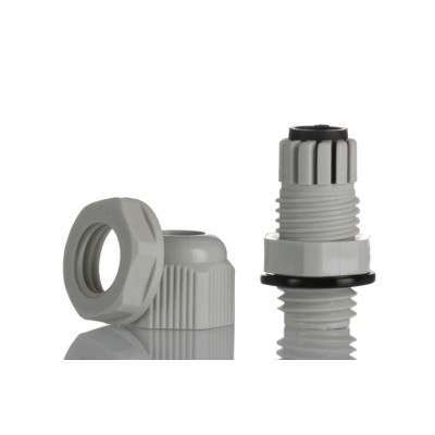 RS PRO Grey Polyamide 66 Cable Gland M12 Thread 3 mm Min., 6.5 mm Max., IP68 822-9739