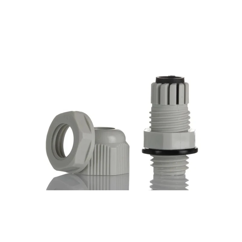 RS PRO Grey Polyamide 66 Cable Gland M12 Thread 3 mm Min., 6.5 mm Max., IP68 822-9739