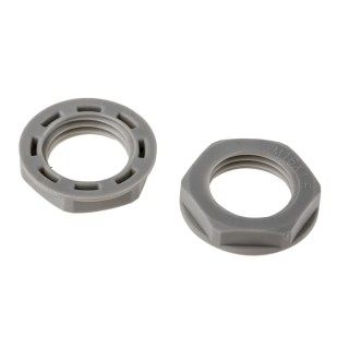 RS PRO Grey Polyamide 66 Cable Gland Locknut, M16 Thread, IP68 822-9795