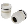 RS PRO White Polyamide 66 Cable Gland M25 Thread 13 mm Min. 18 mm Max. IP68 822-9785