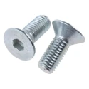 RS PRO Bright Zinc Steel Hex Socket Countersunk Screw M12 x 30 mm 10.9 Grade Steel 822-9293