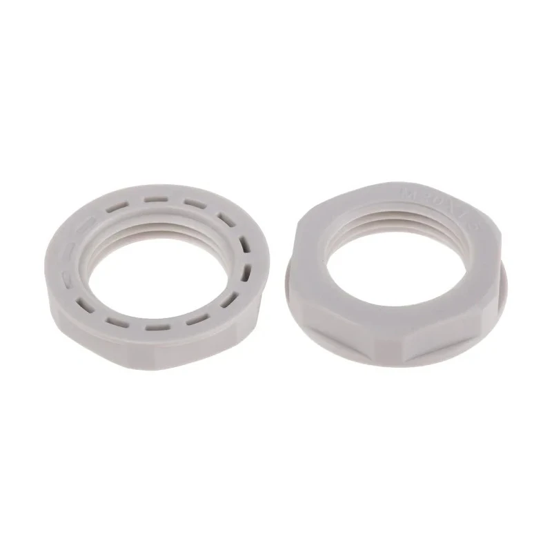RS PRO Grey Polyamide 66 Cable Gland Locknut M20 Thread IP68 822-9805