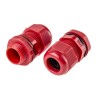 RS PRO Red Polyamide 66 Cable Gland, M20 Thread, 10 mm Min. Cable Diameter, 14 mm Max. Cable Diameter, IP68, UL 822-9789