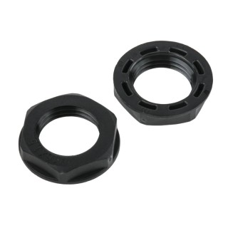 RS PRO Black Polyamide 66 Cable Gland Locknut, M16 Thread, IP68 822-9836