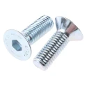 RS PRO Bright Zinc Steel Hex Socket Countersunk Screw, M12 Thread, 35 mm Length, Grade A DIN 7991 822-9296
