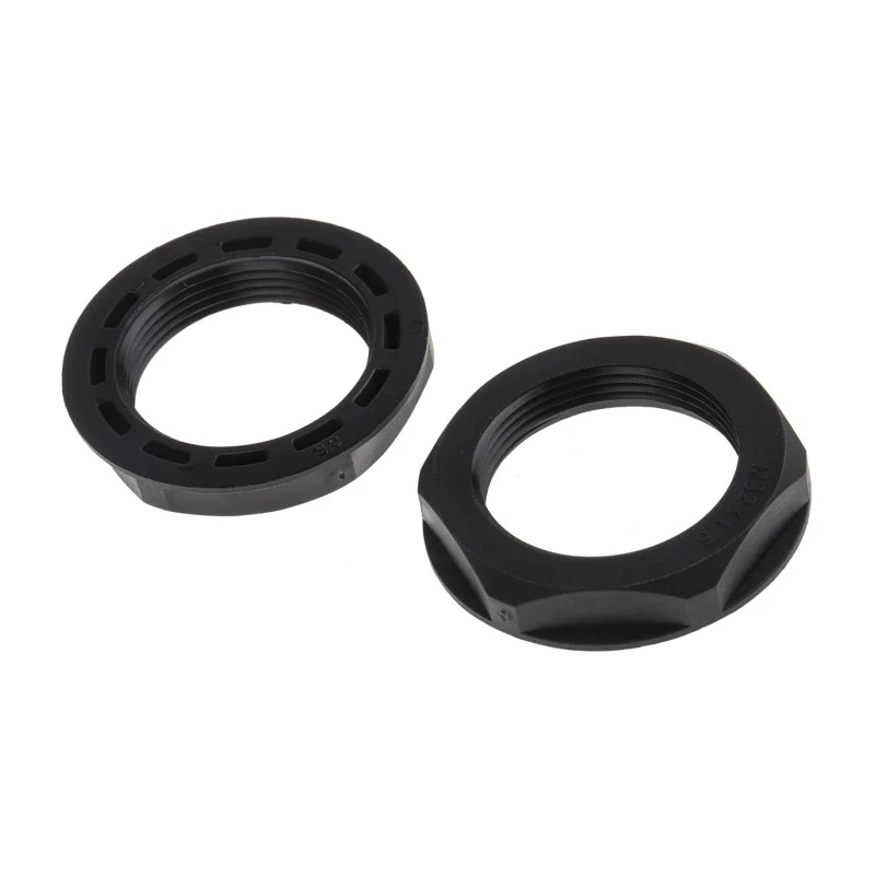 RS PRO Black Polyamide 66 Cable Gland Locknut M32 Thread IP68 822-9842