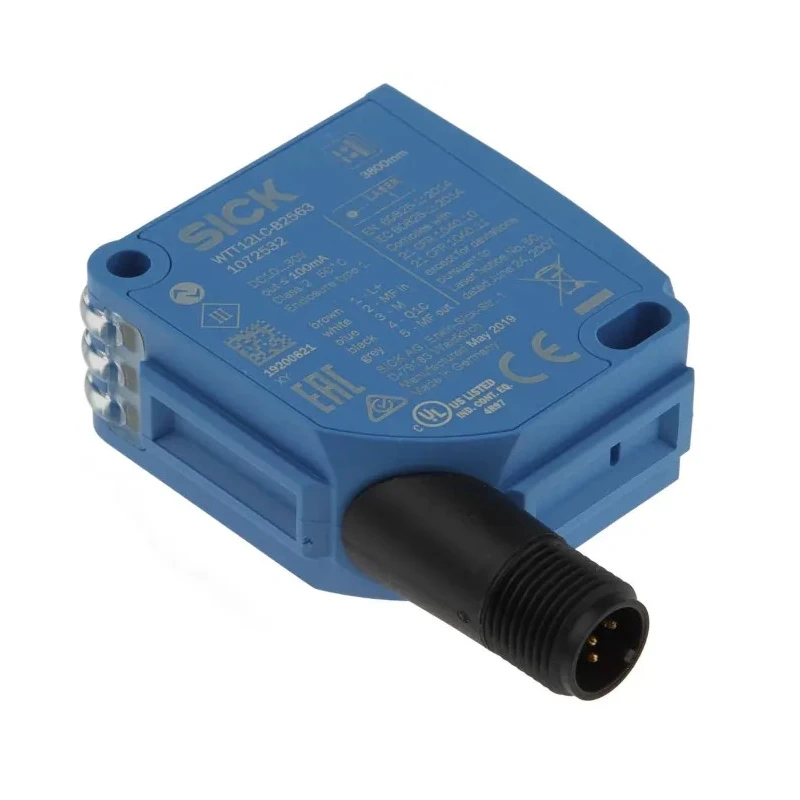 Sick Background Suppression Photoelectric Sensor, Block Sensor, 50 mm to 3.8 m Detection Range, NPN/PNP WTT12LC-B2563