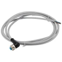 SICK Sensor Actuator Cable 5 Way Female M12 to Unterminated Grey PVC Jacket 2m 125V YG2A15-020VB5XLEAX