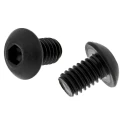RS PRO Black Steel Hex Socket Button Screw, Hex, M4 x 6 mm 822-9307